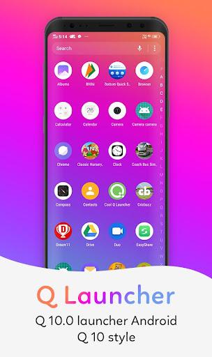 Q launcher 10 : Q 10 launcher for android - عکس برنامه موبایلی اندروید