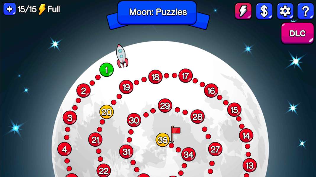 Moon: Puzzles - Gameplay image of android game