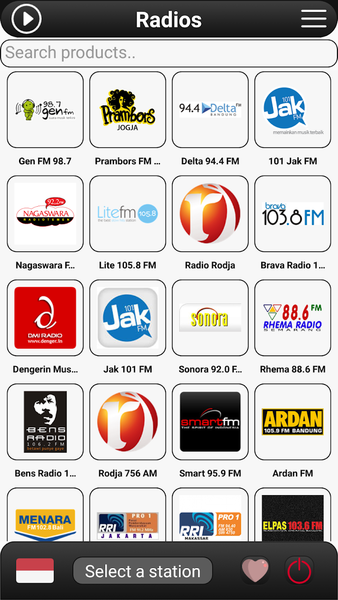 Indonesia Radio FM - عکس برنامه موبایلی اندروید