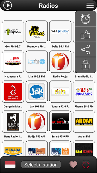Indonesia Radio FM - عکس برنامه موبایلی اندروید