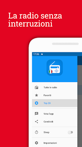 Radio Italia FM - Online Radio - عکس برنامه موبایلی اندروید