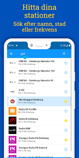 Radio Sverige - Online Radio - عکس برنامه موبایلی اندروید