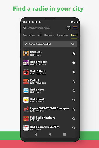 Radio Bulgaria FM online - Image screenshot of android app