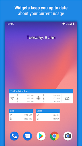 Traffic Monitor & ۴G/۵G Speed - عکس برنامه موبایلی اندروید