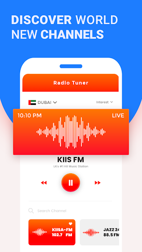 FM Radio: radio tuner - عکس برنامه موبایلی اندروید
