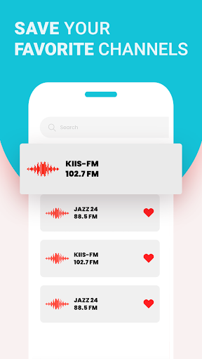FM Radio: radio tuner - عکس برنامه موبایلی اندروید