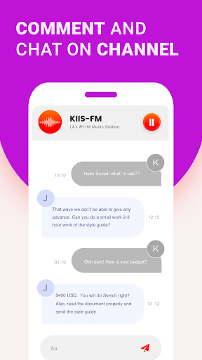 FM Radio: radio tuner - عکس برنامه موبایلی اندروید