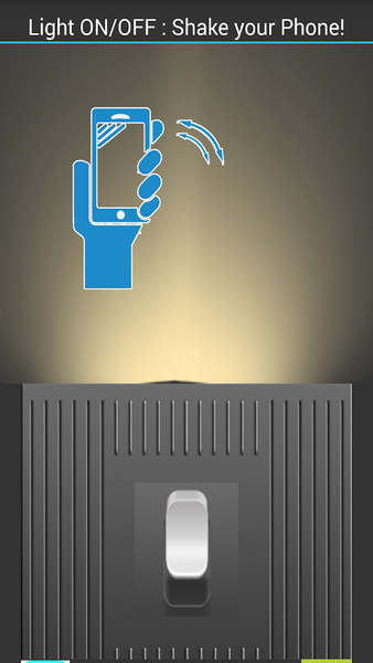 FlashLight Shake It - Image screenshot of android app