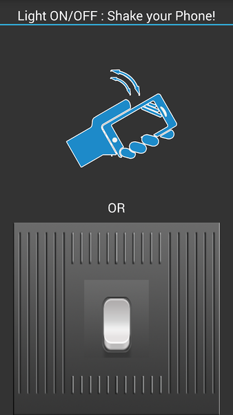 FlashLight Shake It - Image screenshot of android app