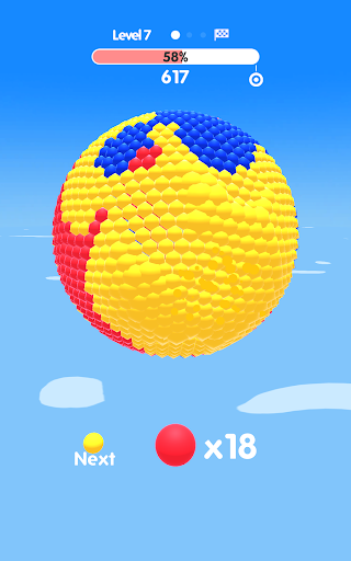 Ball Paint - Gameplay image of android game