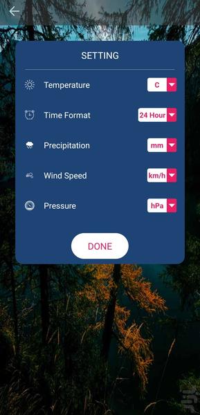 آب و هوا - Image screenshot of android app