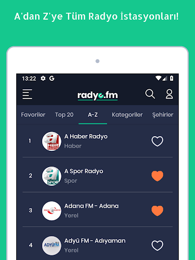 Radyo FM - Canlı Radyo Dinle - Image screenshot of android app
