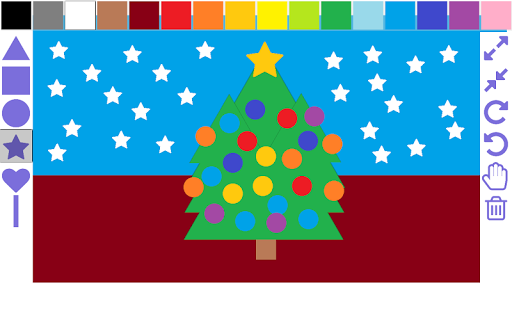 Draw with shapes - Image screenshot of android app