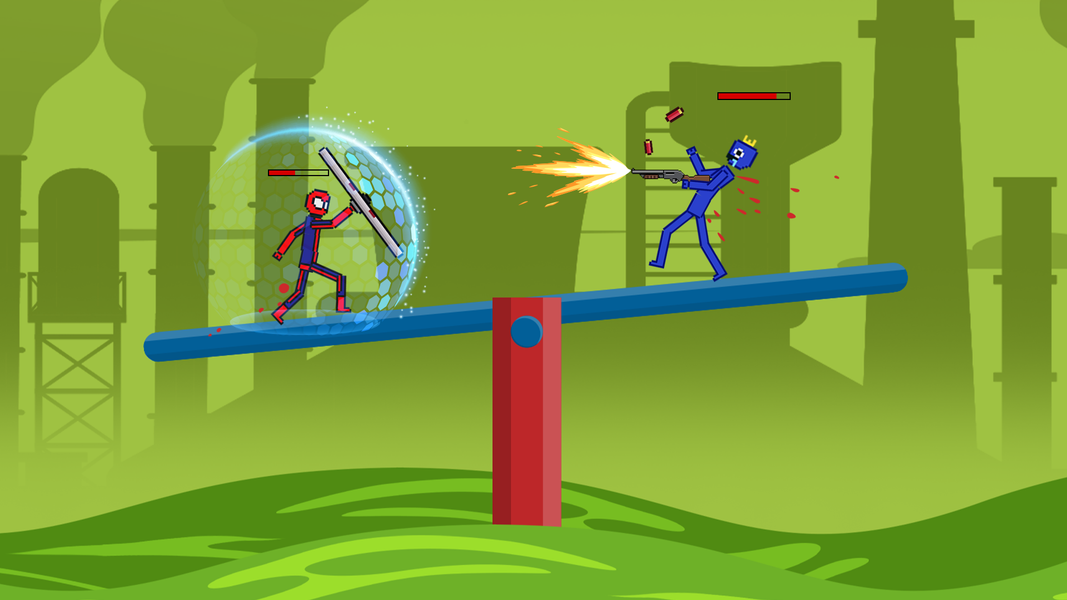 Ragdoll Battle: Stickman Fight - Gameplay image of android game