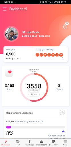 StepSense - عکس برنامه موبایلی اندروید