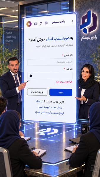 راهبر حساب ، سوپر اپ حسابداری و مالی - Image screenshot of android app