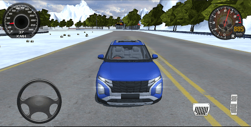 Hyundai Creta Car Game - Gameplay image of android game
