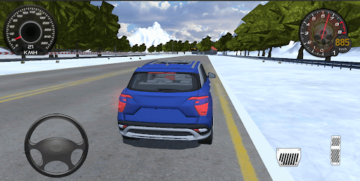 Hyundai Creta Car Game - Gameplay image of android game