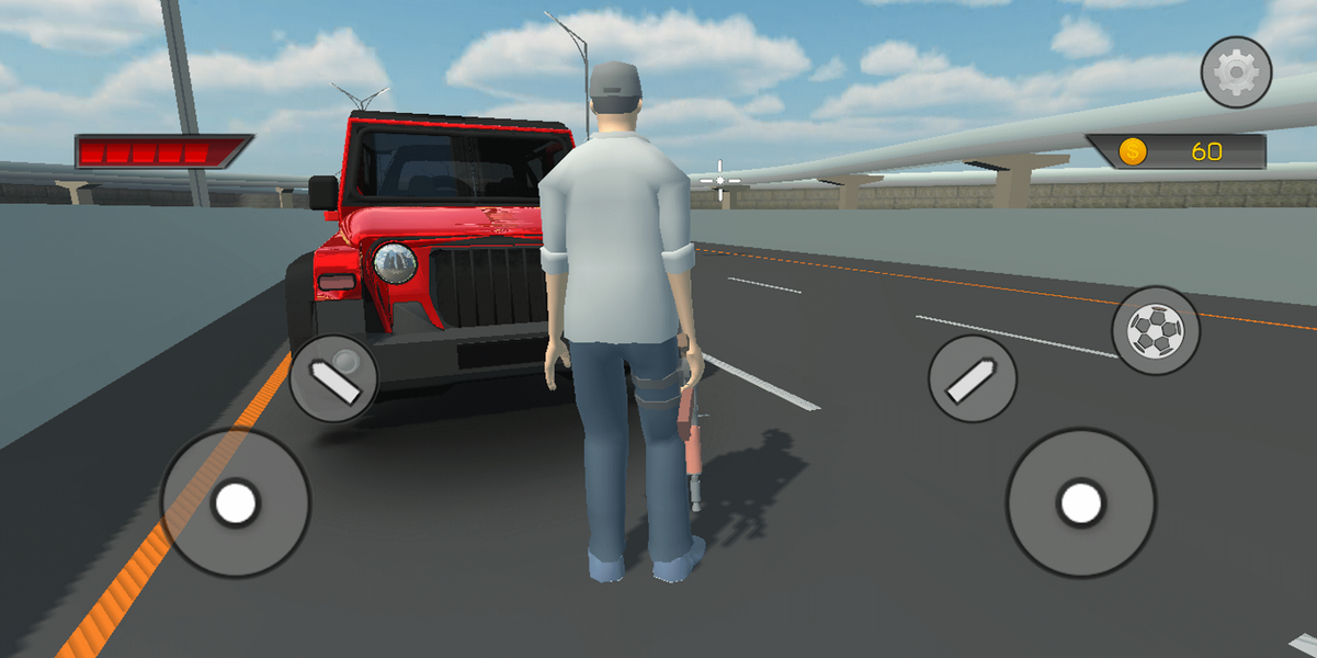 Scorpio Fortuner Car Game - Gameplay image of android game