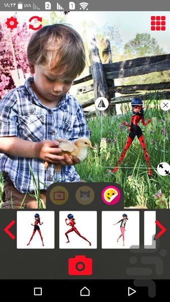 Ladybug Girl Camera - Image screenshot of android app