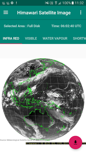 Live Himawari Satellite Image - Image screenshot of android app