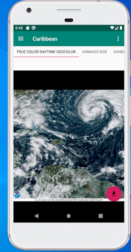 NOAA Satellite Weather - عکس برنامه موبایلی اندروید