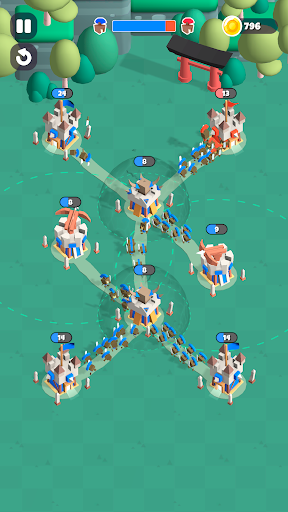 Royal Castle: City Capture RTS - عکس بازی موبایلی اندروید