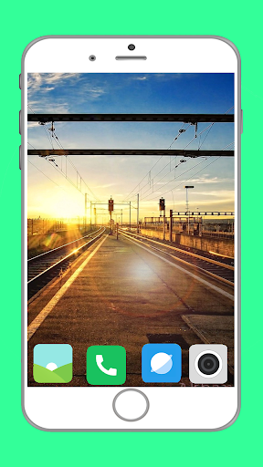 Railroad Full HD Wallpaper - Image screenshot of android app