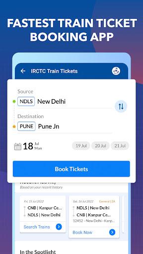 Book Tickets:Train status, PNR - Image screenshot of android app