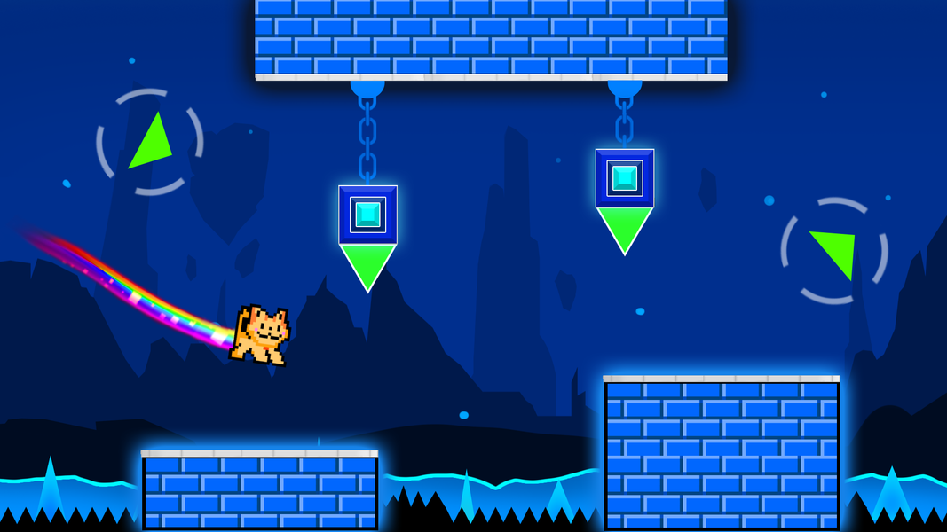 Block Dash: Jump Geometry - Gameplay image of android game