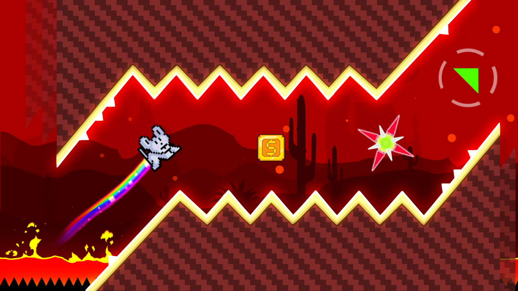 Block Dash: Jump Geometry - Gameplay image of android game