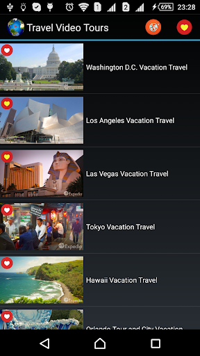 Travel Video Tours - عکس برنامه موبایلی اندروید