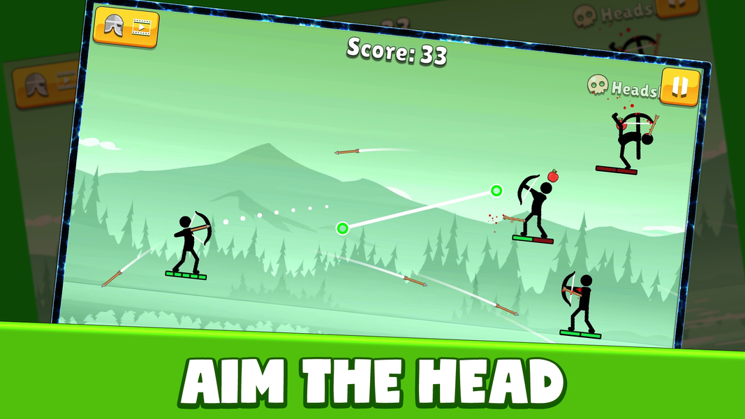 Stickman Archer : Arrow Master - عکس بازی موبایلی اندروید