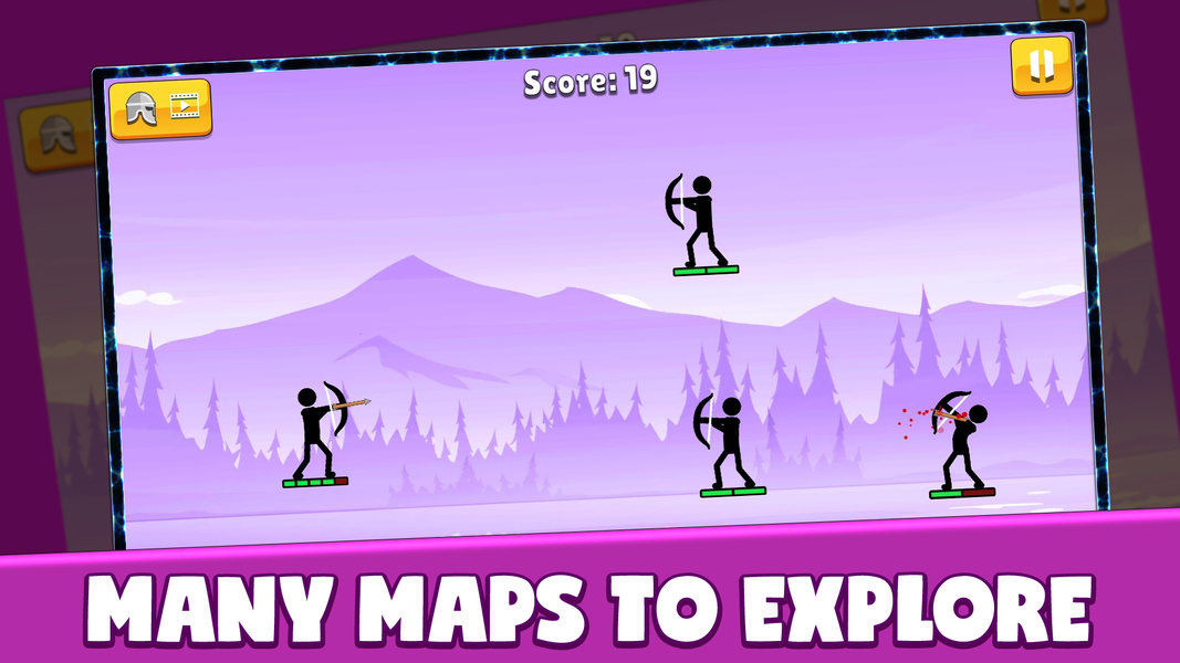 Sticks Archer : Arrow Master - عکس بازی موبایلی اندروید
