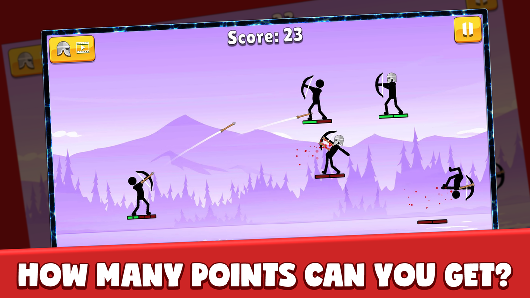Sticks Archer : Arrow Master - عکس بازی موبایلی اندروید