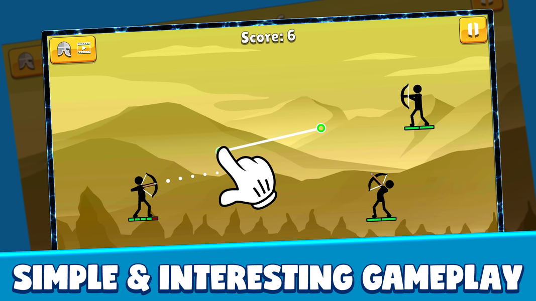 Sticks Archer : Arrow Master - عکس بازی موبایلی اندروید