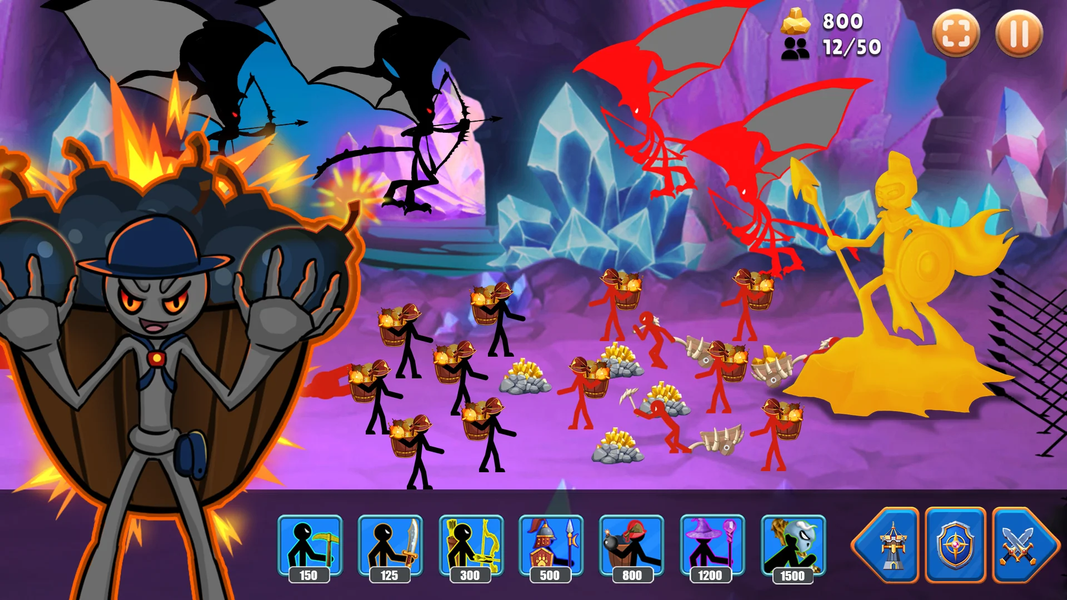 Stick Battle : War of Stick - Gameplay image of android game