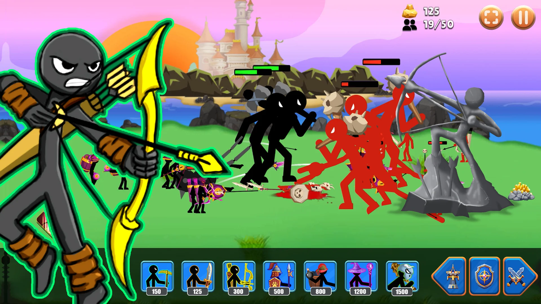 Stick Battle : War of Stick - Gameplay image of android game