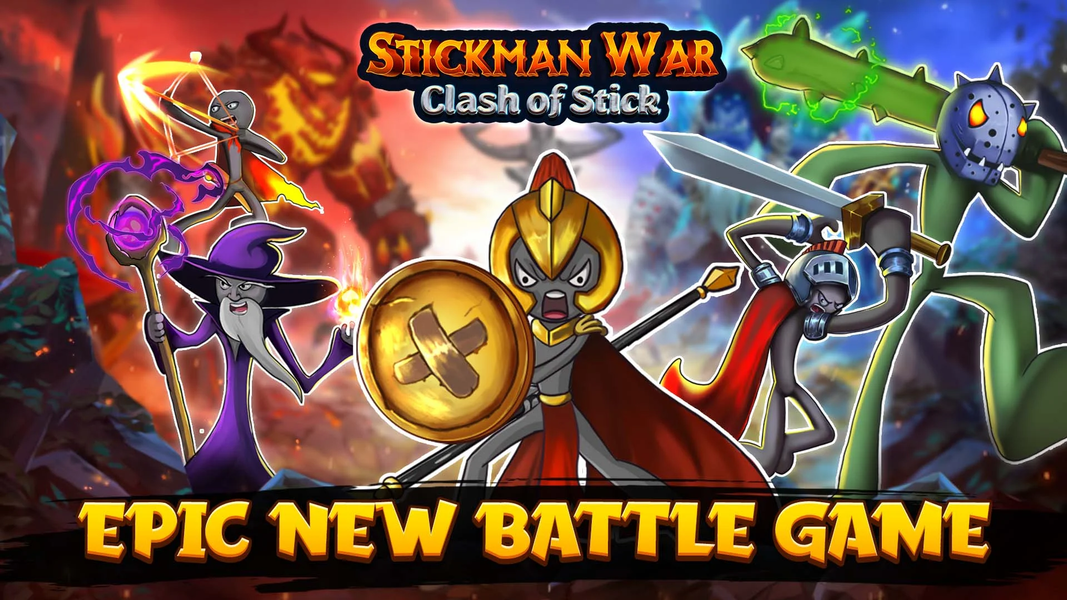 Stickman War : Clash of Stick - Gameplay image of android game