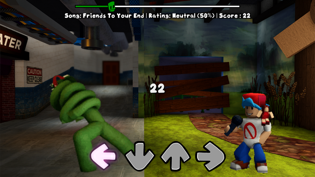 Green Rainbow Friends FNF Mod - عکس بازی موبایلی اندروید