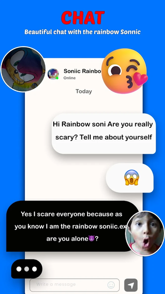 Soniic Rainbow Friends call - Gameplay image of android game