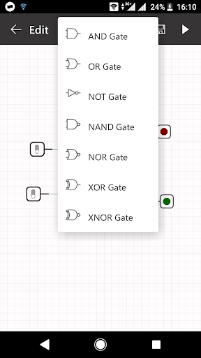 Logic Gate Simulator - Image screenshot of android app