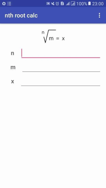 nth root calculator - عکس برنامه موبایلی اندروید