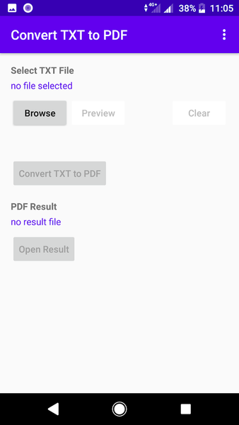 Text to PDF Converter - Image screenshot of android app