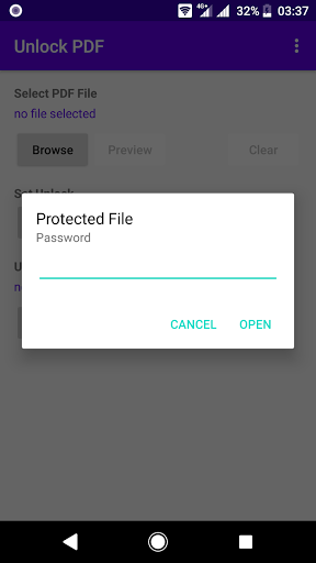 Unlock PDF : Remove PDF Passwo - Image screenshot of android app