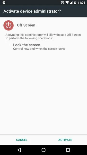 Fast screen off / lock - عکس برنامه موبایلی اندروید