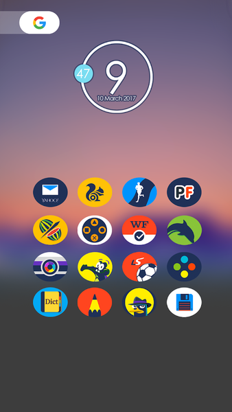 Dinvo - Icon Pack - عکس برنامه موبایلی اندروید