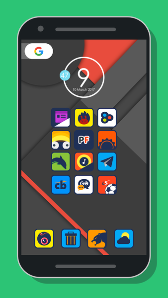 Merrun - Icon Pack - عکس برنامه موبایلی اندروید