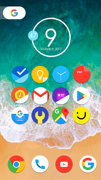 Oreo 8 - Icon Pack - عکس برنامه موبایلی اندروید