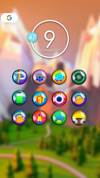 Upcakes - Icon Pack - عکس برنامه موبایلی اندروید